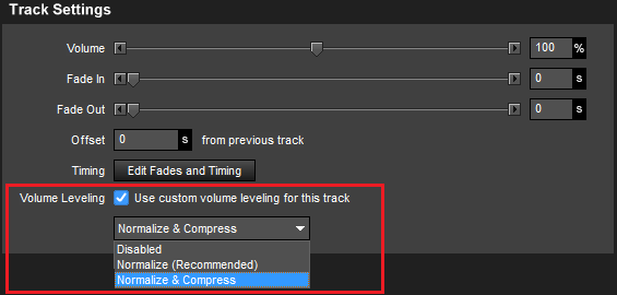 TrackVolumeLeveling